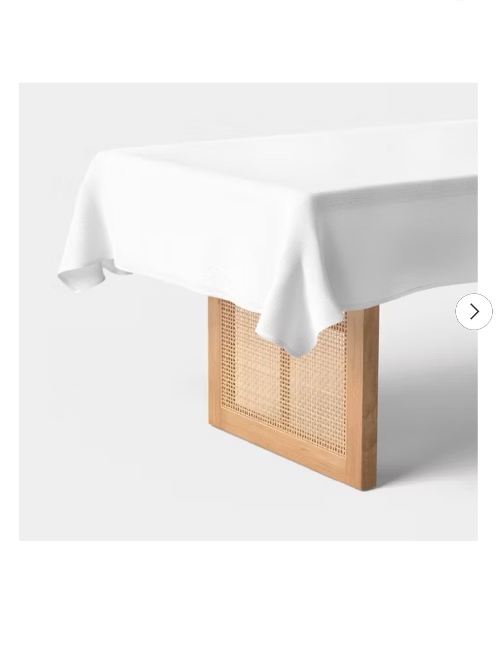 NEW Classic 100% Cotton Tablecloth White - Threshold™. OEKO-TEX certified